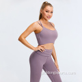 Confortável yoga terno desporto desgaste vestuário verão mulheres yoga terno sem costura sportswear mulheres yoga wear set